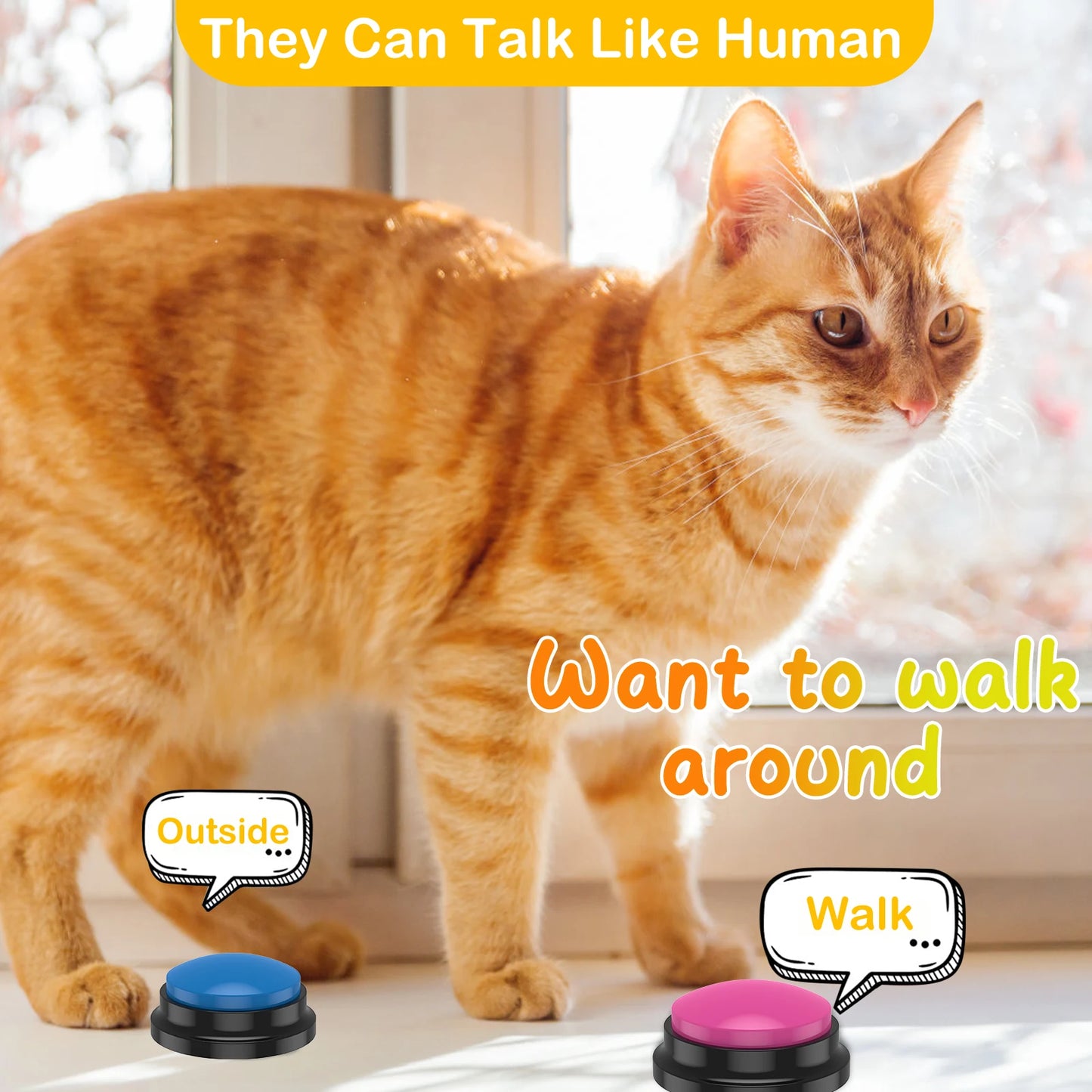Dog Communication Vocal Training Buttons