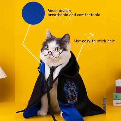 Magic Academy Cat Cape for Halloween