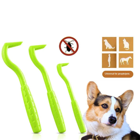 3PCS/Set Twist Hook Flea Remover Hook