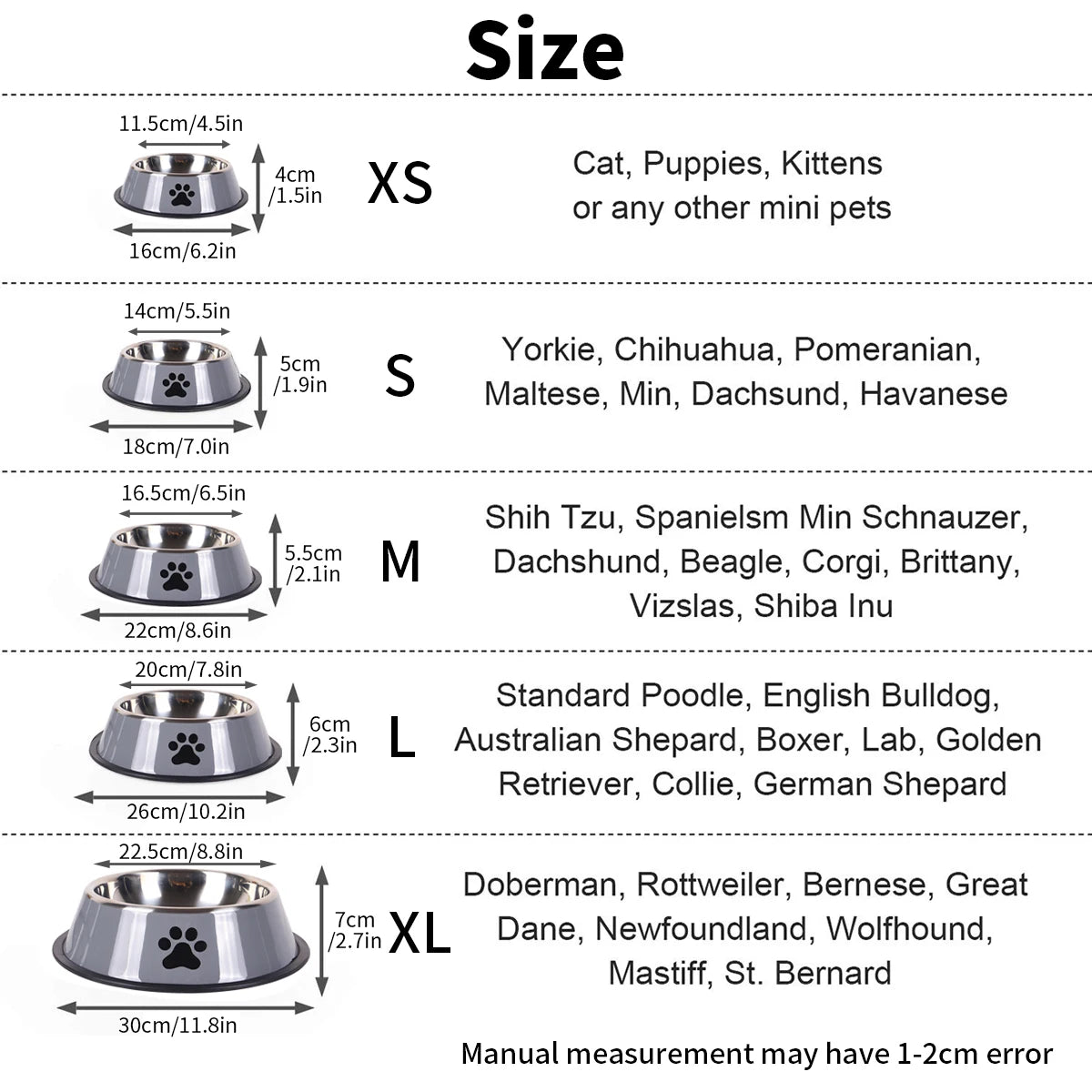 Stainless Steel Feeding Bowl