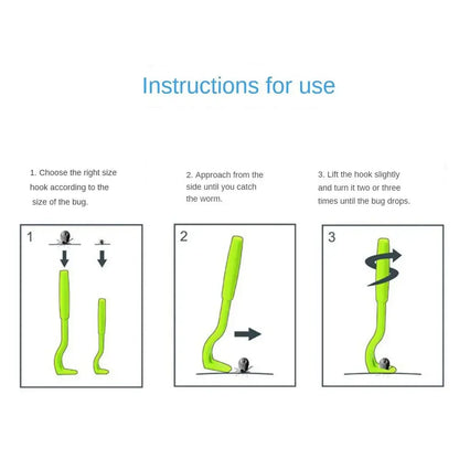 3PCS/Set Twist Hook Flea Remover Hook