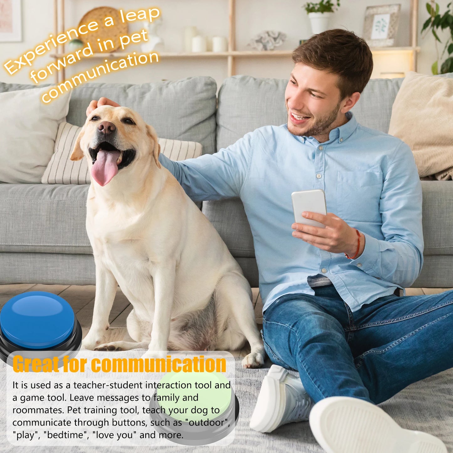Dog Communication Vocal Training Buttons